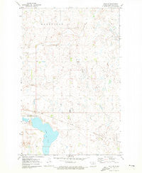 Mylo NW North Dakota Historical topographic map, 1:24000 scale, 7.5 X 7.5 Minute, Year 1971