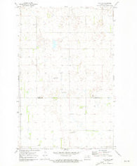 Mylo SE North Dakota Historical topographic map, 1:24000 scale, 7.5 X 7.5 Minute, Year 1971