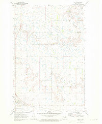 Mylo North Dakota Historical topographic map, 1:24000 scale, 7.5 X 7.5 Minute, Year 1971