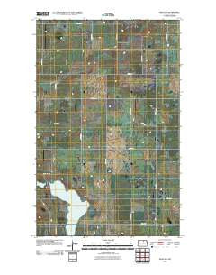 Mylo NW North Dakota Historical topographic map, 1:24000 scale, 7.5 X 7.5 Minute, Year 2011