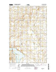 Mylo NW North Dakota Current topographic map, 1:24000 scale, 7.5 X 7.5 Minute, Year 2014