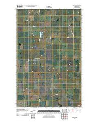 Mylo SE North Dakota Historical topographic map, 1:24000 scale, 7.5 X 7.5 Minute, Year 2011
