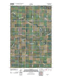 Nash North Dakota Historical topographic map, 1:24000 scale, 7.5 X 7.5 Minute, Year 2011