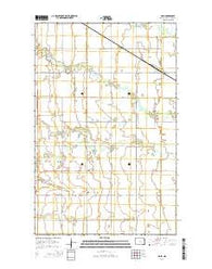 Nash North Dakota Current topographic map, 1:24000 scale, 7.5 X 7.5 Minute, Year 2014