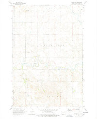 Nason Hill North Dakota Historical topographic map, 1:24000 scale, 7.5 X 7.5 Minute, Year 1974