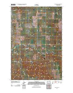 Nason Hill North Dakota Historical topographic map, 1:24000 scale, 7.5 X 7.5 Minute, Year 2011