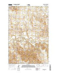 Nason Hill North Dakota Current topographic map, 1:24000 scale, 7.5 X 7.5 Minute, Year 2014