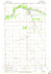 Neche North Dakota Historical topographic map, 1:24000 scale, 7.5 X 7.5 Minute, Year 1964