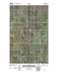 Nekoma North Dakota Historical topographic map, 1:24000 scale, 7.5 X 7.5 Minute, Year 2011