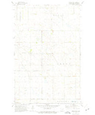 Nekoma NW North Dakota Historical topographic map, 1:24000 scale, 7.5 X 7.5 Minute, Year 1972