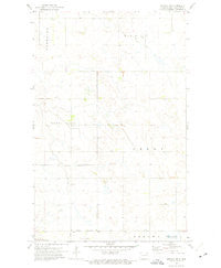 Nekoma NW North Dakota Historical topographic map, 1:24000 scale, 7.5 X 7.5 Minute, Year 1972