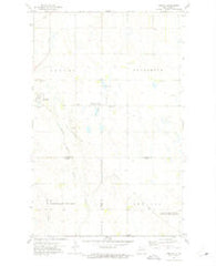 Nekoma North Dakota Historical topographic map, 1:24000 scale, 7.5 X 7.5 Minute, Year 1972