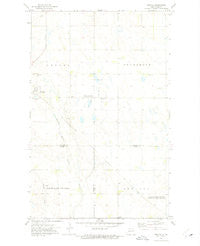 Nekoma North Dakota Historical topographic map, 1:24000 scale, 7.5 X 7.5 Minute, Year 1972