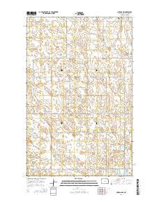 Nekoma NW North Dakota Current topographic map, 1:24000 scale, 7.5 X 7.5 Minute, Year 2014