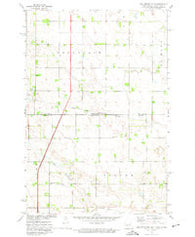 New Effington NE North Dakota Historical topographic map, 1:24000 scale, 7.5 X 7.5 Minute, Year 1972