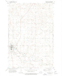 New England North Dakota Historical topographic map, 1:24000 scale, 7.5 X 7.5 Minute, Year 1973