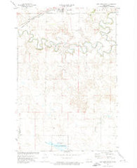 New Leipzig South North Dakota Historical topographic map, 1:24000 scale, 7.5 X 7.5 Minute, Year 1972