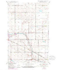 New Rockford NE North Dakota Historical topographic map, 1:24000 scale, 7.5 X 7.5 Minute, Year 1950