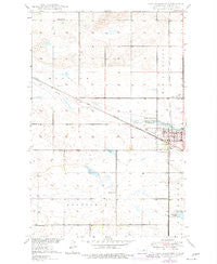 New Rockford North Dakota Historical topographic map, 1:24000 scale, 7.5 X 7.5 Minute, Year 1950