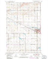 New Rockford North Dakota Historical topographic map, 1:24000 scale, 7.5 X 7.5 Minute, Year 1950