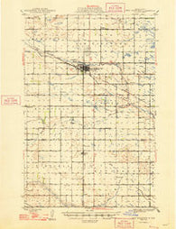 New Rockford North Dakota Historical topographic map, 1:62500 scale, 15 X 15 Minute, Year 1948