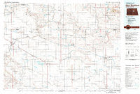 New Rockford North Dakota Historical topographic map, 1:100000 scale, 30 X 60 Minute, Year 1981