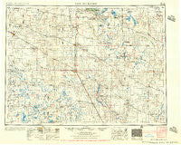 New Rockford North Dakota Historical topographic map, 1:250000 scale, 1 X 2 Degree, Year 1956