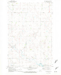 New Salem NE North Dakota Historical topographic map, 1:24000 scale, 7.5 X 7.5 Minute, Year 1970