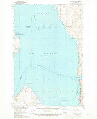 New Town SE North Dakota Historical topographic map, 1:24000 scale, 7.5 X 7.5 Minute, Year 1967