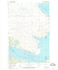 New Town SW North Dakota Historical topographic map, 1:24000 scale, 7.5 X 7.5 Minute, Year 1967