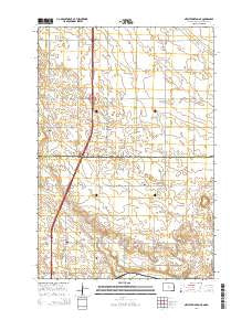 New Effington NE North Dakota Current topographic map, 1:24000 scale, 7.5 X 7.5 Minute, Year 2014