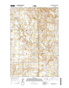 New England SW North Dakota Current topographic map, 1:24000 scale, 7.5 X 7.5 Minute, Year 2014