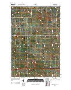 New Hradec South North Dakota Historical topographic map, 1:24000 scale, 7.5 X 7.5 Minute, Year 2011