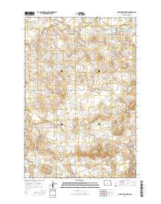 New Leipzig North North Dakota Current topographic map, 1:24000 scale, 7.5 X 7.5 Minute, Year 2014