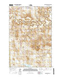 New Leipzig South North Dakota Current topographic map, 1:24000 scale, 7.5 X 7.5 Minute, Year 2014