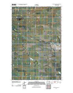 New Rockford North Dakota Historical topographic map, 1:24000 scale, 7.5 X 7.5 Minute, Year 2011