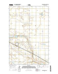 New Rockford NE North Dakota Current topographic map, 1:24000 scale, 7.5 X 7.5 Minute, Year 2014