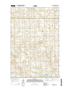 New Salem NE North Dakota Current topographic map, 1:24000 scale, 7.5 X 7.5 Minute, Year 2014