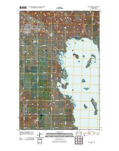 New Town North Dakota Historical topographic map, 1:24000 scale, 7.5 X 7.5 Minute, Year 2011