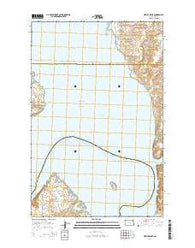 New Town SE North Dakota Current topographic map, 1:24000 scale, 7.5 X 7.5 Minute, Year 2014