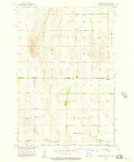Newark NW North Dakota Historical topographic map, 1:24000 scale, 7.5 X 7.5 Minute, Year 1956