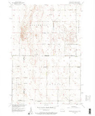 Newark NW North Dakota Historical topographic map, 1:24000 scale, 7.5 X 7.5 Minute, Year 1956