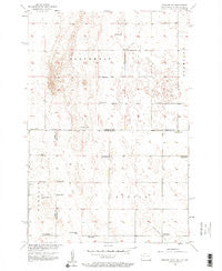 Newark NW North Dakota Historical topographic map, 1:24000 scale, 7.5 X 7.5 Minute, Year 1956