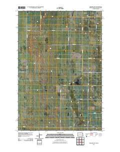 Newark NW North Dakota Historical topographic map, 1:24000 scale, 7.5 X 7.5 Minute, Year 2011