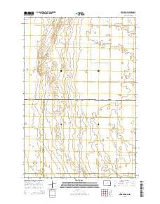 Newark NW North Dakota Current topographic map, 1:24000 scale, 7.5 X 7.5 Minute, Year 2014