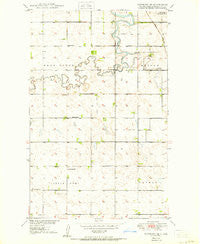 Newburg SE North Dakota Historical topographic map, 1:24000 scale, 7.5 X 7.5 Minute, Year 1950