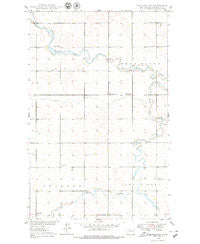 Newburg SW North Dakota Historical topographic map, 1:24000 scale, 7.5 X 7.5 Minute, Year 1948