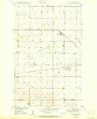 Newburg North Dakota Historical topographic map, 1:24000 scale, 7.5 X 7.5 Minute, Year 1950