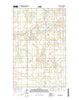 Newburg SE North Dakota Current topographic map, 1:24000 scale, 7.5 X 7.5 Minute, Year 2014