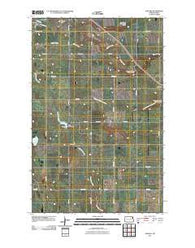 Niagara North Dakota Historical topographic map, 1:24000 scale, 7.5 X 7.5 Minute, Year 2011